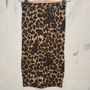 Better Be Leopard Print Pencil Skirt